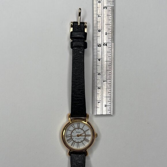 Vintage Armitron Quartz Women's Analog Watch Japanese Movement Leather Untested - Picture 9 of 9